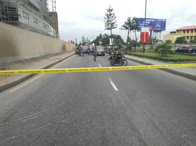 Police Discover and Detonate Explosive Device (IED) In Ikeja, Lagos (Photos)