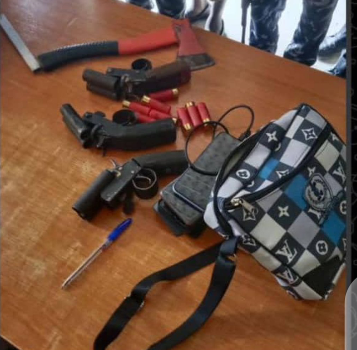 Police Arrest Three Suspected Kidnappers, Recovered Two Beretta Pistols, Others In Ughelli, Delta (PHOTOS)