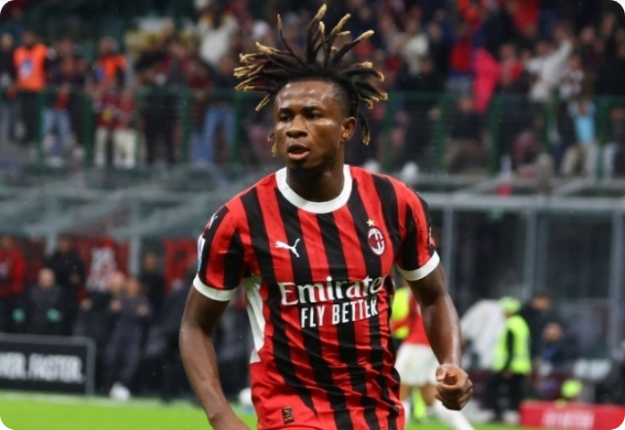 Nigerian Winger, Samuel Chukwueze Scores First Goal For AC Milan This Season