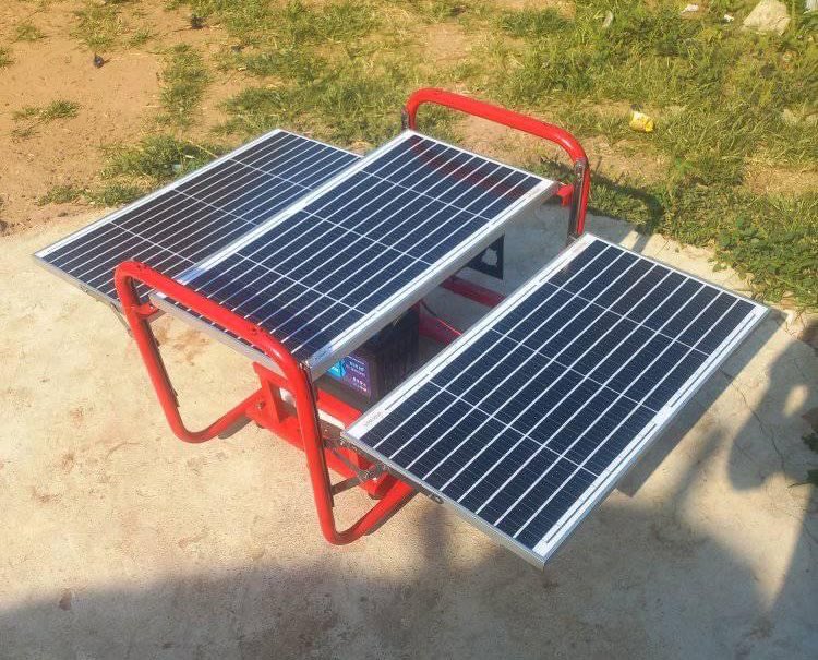 Nigerian Final Year Student Constructed Solar Generator Power By Utilises Sunlight to Give Light (PHOTOS)