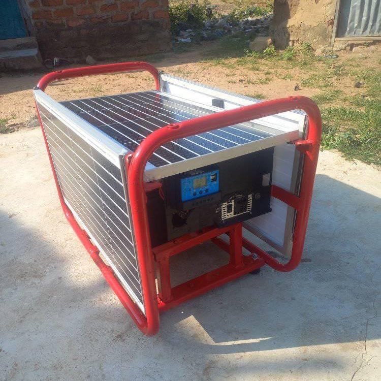 Nigerian Final Year Student Constructed Solar Generator Power By Utilises Sunlight to Give Light (PHOTOS)