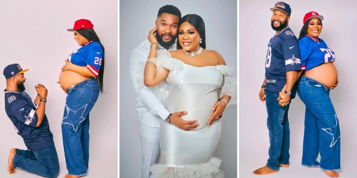 Nollywood couple Chukwuebuka Ajoku, wife Betty Okafor welcome first child