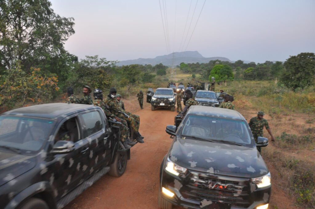 PHOTOS: 6 Brigade Nigerian Army Intensifies Clearance Operations, Destroys Bandits’ Camps, Recovers Ammunition In Taraba State