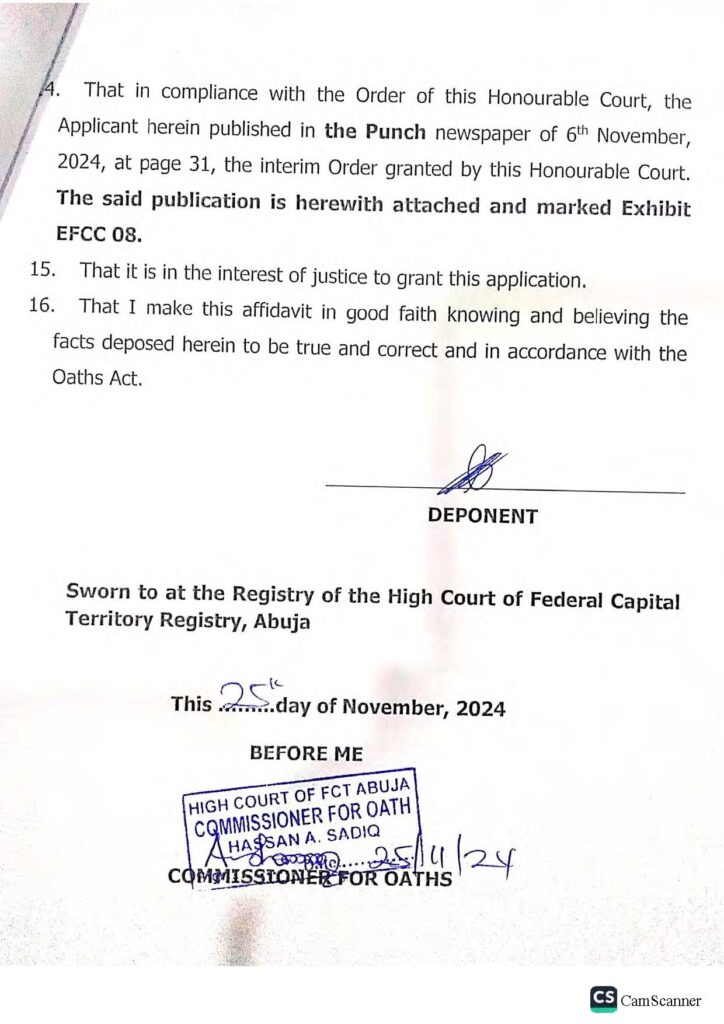 EFCC 753 Duplexes Big Recovery, Owner Identity Revealed With Court Evidence Proof.