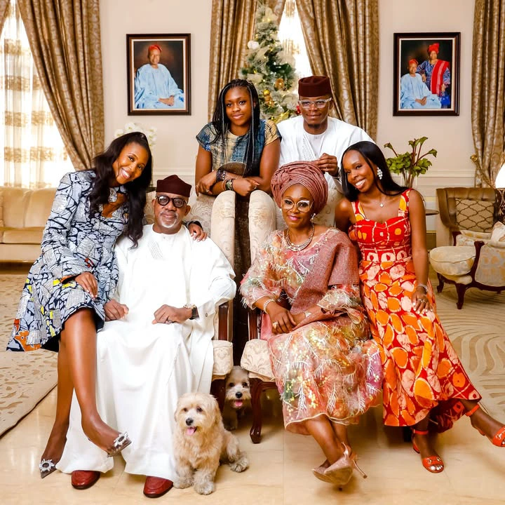 PHOTO NEWS: Governor Dapo Abiodun Alongside His Family Celebrate Christmas In Style