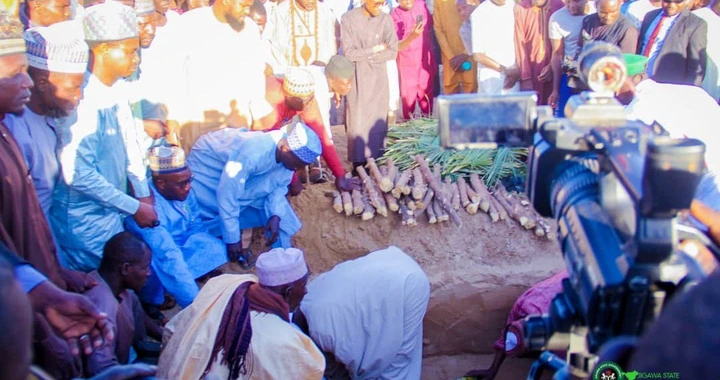 PHOTO NEWS: Jigawa Governor Mother’s Laid To Rest, Funeral Attends By Many Government Officials