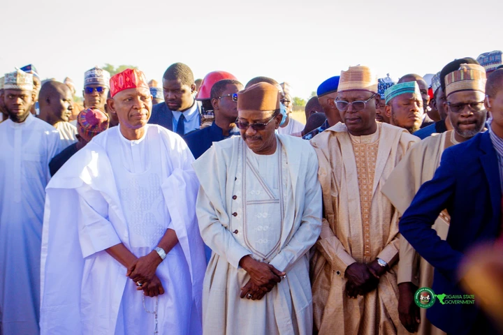 PHOTO NEWS: Jigawa Governor Mother’s Laid To Rest, Funeral Attends By Many Government Officials