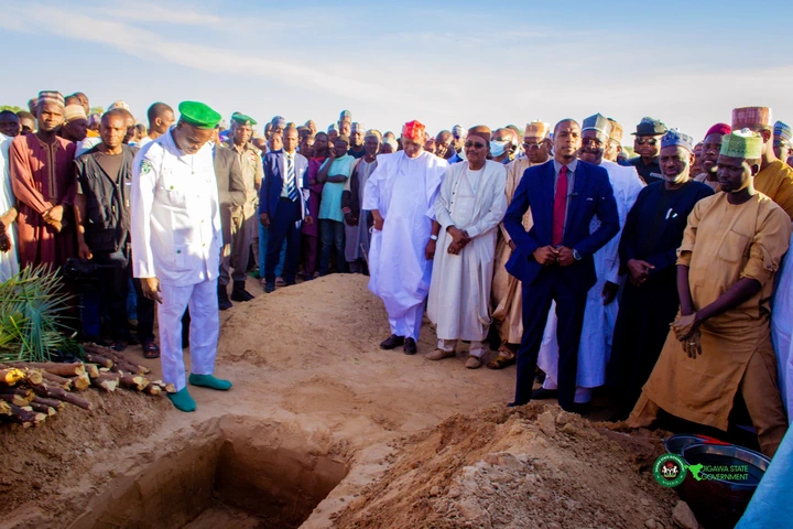 PHOTO NEWS: Jigawa Governor Mother’s Laid To Rest, Funeral Attends By Many Government Officials