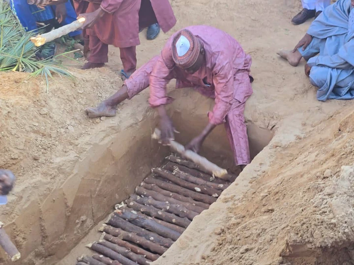 PHOTO NEWS: Jigawa Governor Mother’s Laid To Rest, Funeral Attends By Many Government Officials