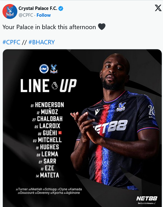 Brighton vs Crystal Palace: Line-ups Confirmed For M23 Derby