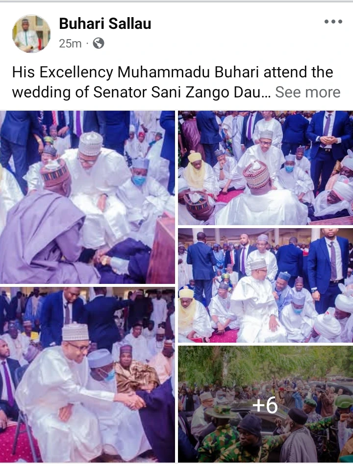 PHOTOS: Muhammadu Buhari, Senators And Governors Attend Senator Sani Zango’s Daughter Wedding