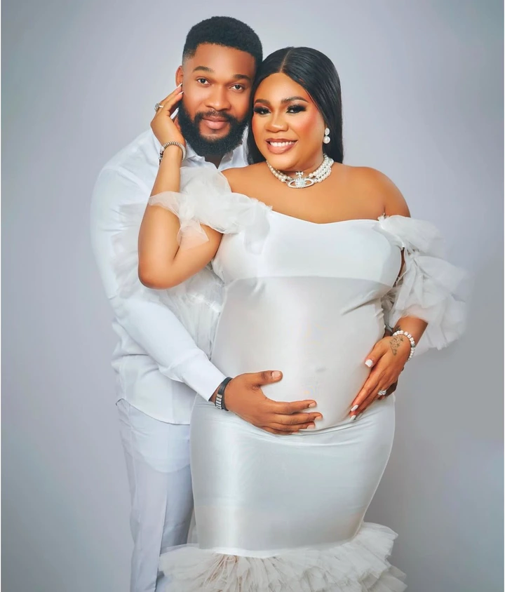 Nollywood couple Chukwuebuka Ajoku, wife Betty Okafor welcome first child