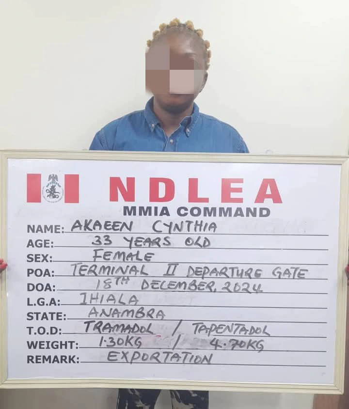 NDLEA Nabs Smuggler, Ex-Convict, with Over 1 Million Opioid Pills (PHOTOS)