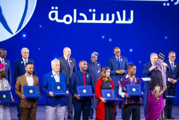 President Tinubu Joins World Leaders at 2025 Abu Dhabi Sustainable Award Ceremony (PHOTOS)