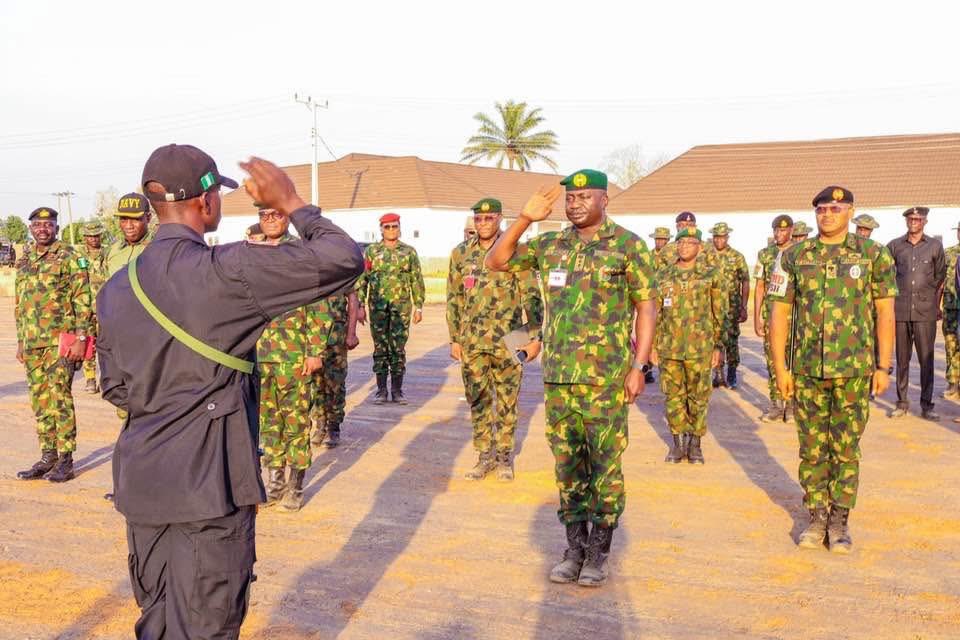 Chief of Defence Staff Visits Frontline Units, Urges Troops To Protect Human Rights (PHOTOS)