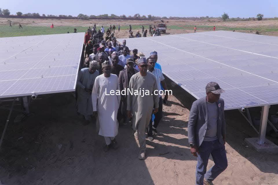 Borno Governor, Prof Zulum Pays Sympathy Visit to Baga, Warns Farmers Against Collusion with Insurgents (PHOTOS)