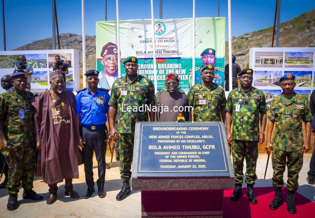 New Defence Barracks: President Tinubu Says Welfare Of OFFICERS And Men Of The Armed Forces Remains Paramount