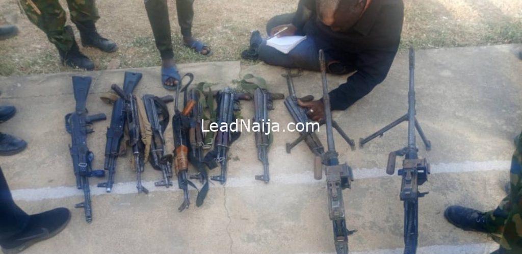 Troops Intercept Cache of Weapons Meant For Terrorists in Zamfara (PHOTOS)