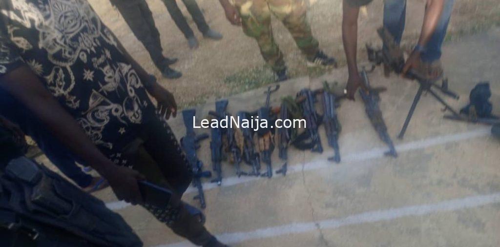 Troops Intercept Cache of Weapons Meant For Terrorists in Zamfara (PHOTOS)