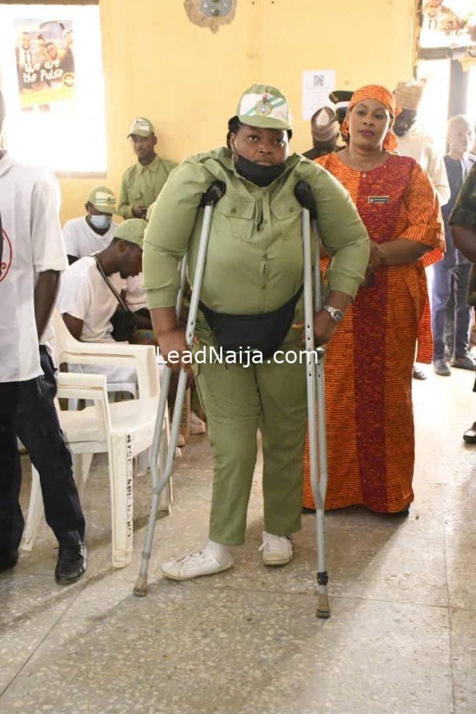 Corps Members Donate Wheelchair To Colleague In Kano (PHOTOS)