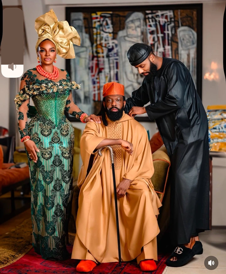 Timaya And American Reality TV star Brooke Bailey in traditional attire Trigger Engagement Speculations(PHOTOS)