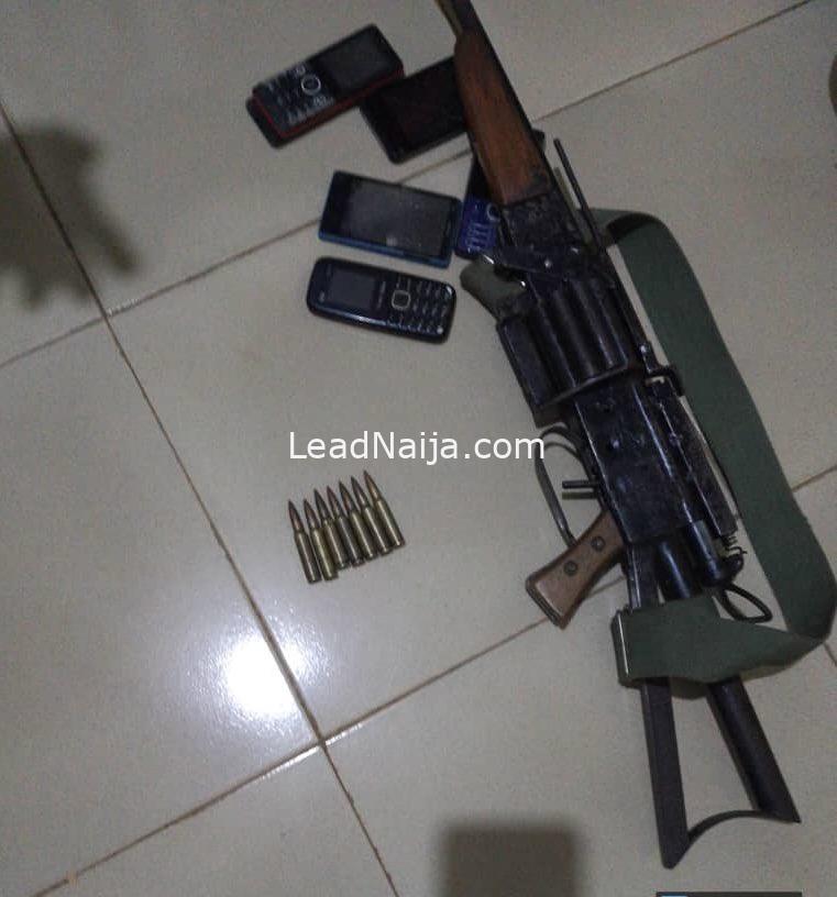 PHOTOS: Troops Arrest Security Guard, Recover Weapons In Plateau