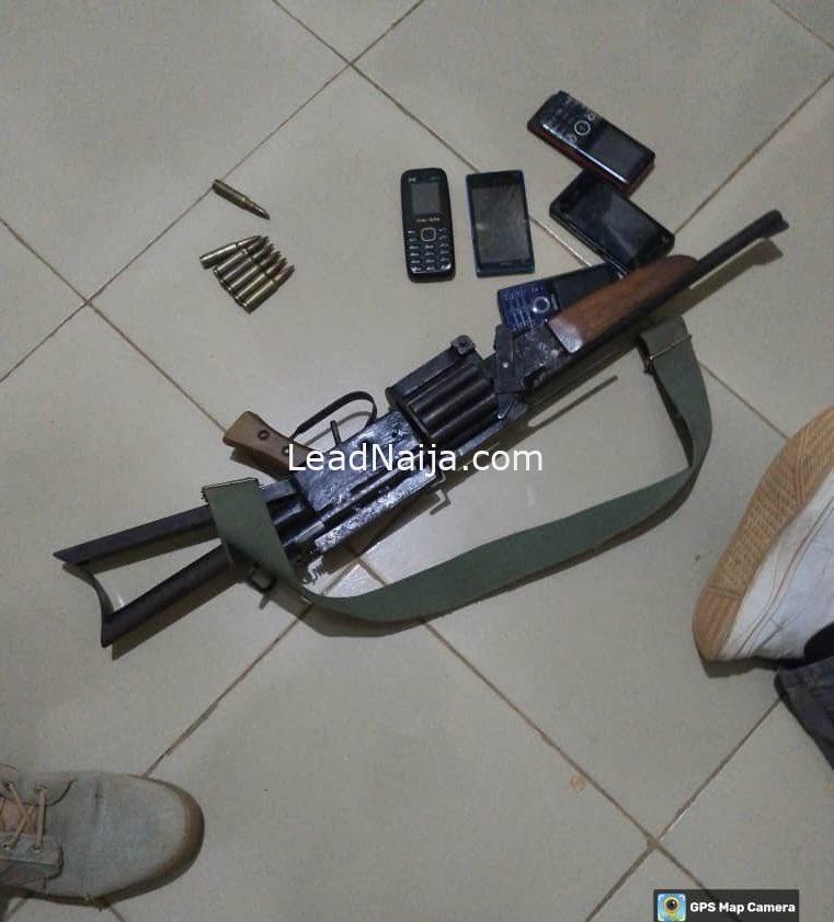 PHOTOS: Troops Arrest Security Guard, Recover Weapons In Plateau