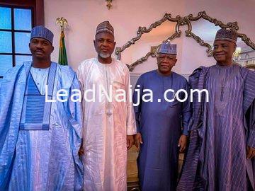 PHOTO NEWS: Sokoto Governor, Alongside Senator Aliyu Magatakarda Wamakko On A reconciliation Mission