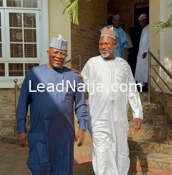 PHOTO NEWS: Sokoto Governor, Alongside Senator Aliyu Magatakarda Wamakko On A reconciliation Mission