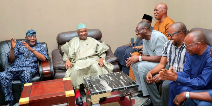 PHOTOS: Atiku, Osinbajo, Aregbesola Meet in Ondo State