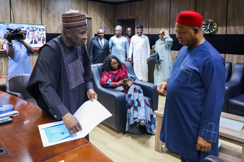 BREAKING: Mbaeri Officially Retired, Danjuma Takes Over General Services Office (PHOTOS)