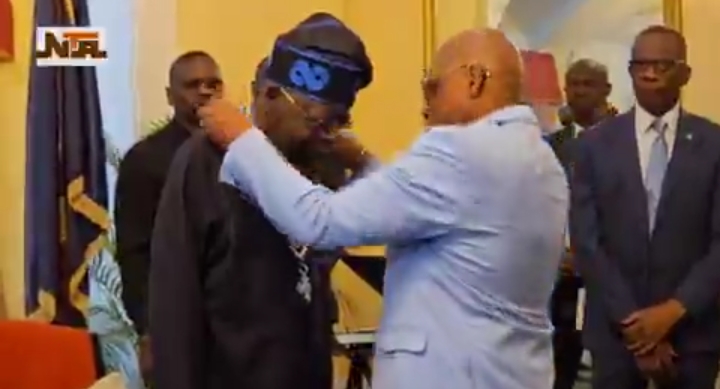 Tinubu Honoured with Saint Lucia's Highest National Award (VIDEO)