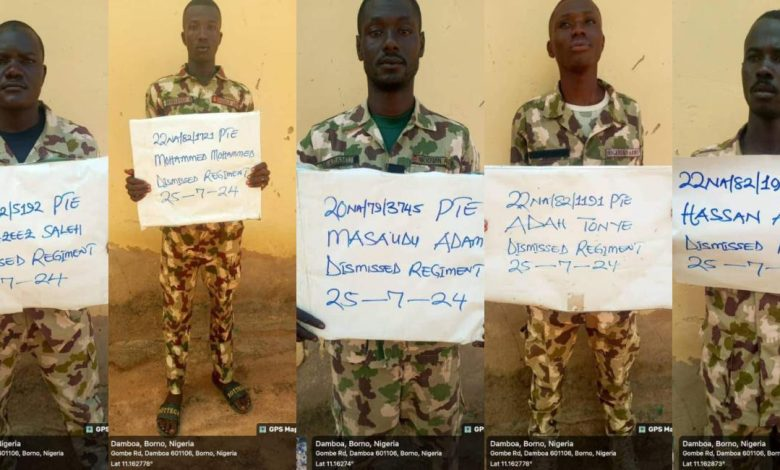 Soldiers Dismisses Six Officer For Running Away From Battle Field With Boko Haram