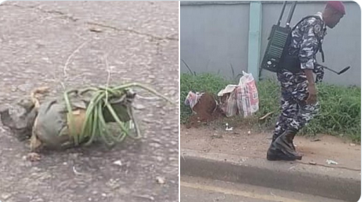 Police Discover and Detonate Explosive Device (IED) In Ikeja, Lagos (Photos)