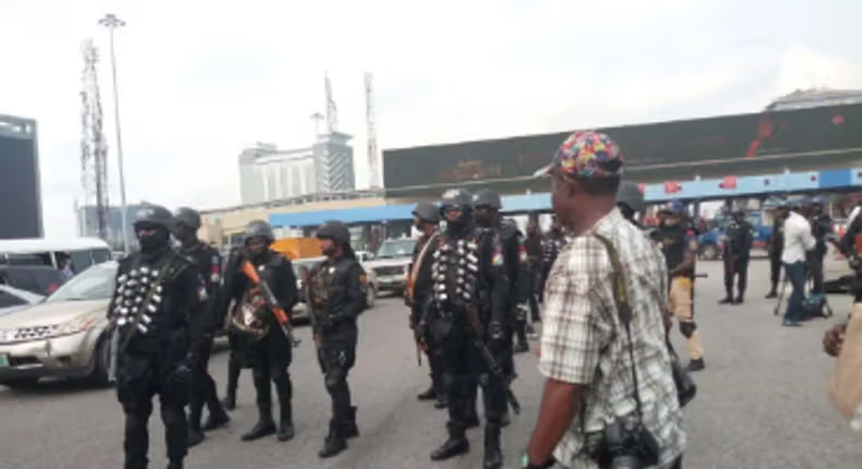 Police Restored Normalcy At Lekki Toll Gate After Protester Attempt Violent