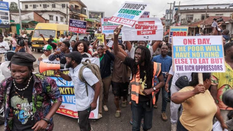 Hunger Dey Protest Day 6: "We Are Not Satisfied With Tinubu – Protesters Say Match On The Street In Rivers