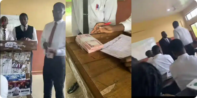 Students Jubilate As Lecturer Surprises Entire Class With Cash For Freakfast (VIDEO)