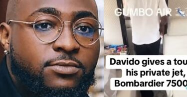 Davido Flex With His Friends On His Luxurious PRIVATE JET(VIDEO)