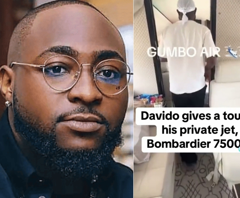 Davido Flex With His Friends On His Luxurious PRIVATE JET(VIDEO)