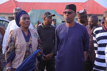 BREAKING: Borno State Govt Flagged Off Distribution Of Bag Of Rice, N10,000 Cash, Others To Maiduguri Residents Follows Floods Saga (PHOTOS)