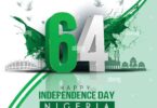 BREAKING: Nigeria@64; FG Declare Tuesday 'October 1' As Public Holiday