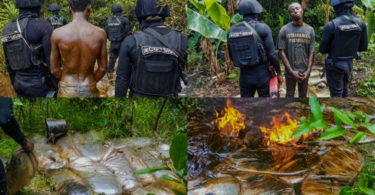 JUST IN: Civil Defence Corps Arrests Two For Crude Oil Theft In Rivers (PHOTOS)