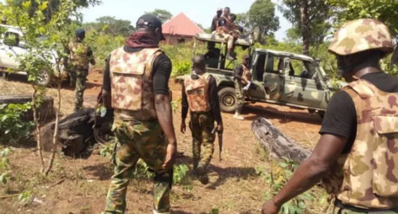 After Fierce Gun Battle, Nigerian Army Rescue Another 13 Kidnap Victims in Kaduna Recovered AK-47 rifle, locally-made Weapons, 87 Rounds Of Ammunition, Others (PHOTOS)