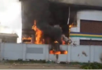 BREAKING: Fire Ravages Sokoto State Police Command Headquarters