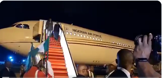 President Tinubu Arrived Nigeria From China, UK Trip [VIDEO]