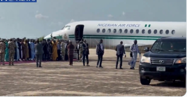 FLASH NEWS: President Tinubu Arrived Maiduguri To Express Condolences (VIDEO))