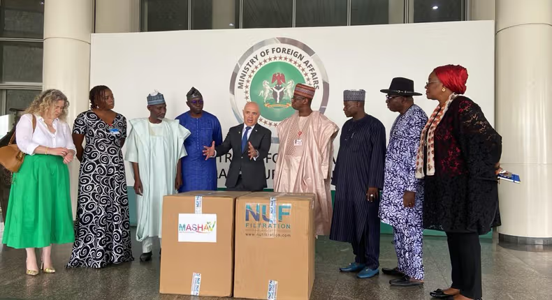 Floods Situation: Borno Government Received 10 Water Purifying Machines From Israel Govt