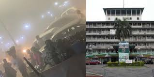 JUST IN: Ibadan Teaching Hospital Razed By Strange Fire