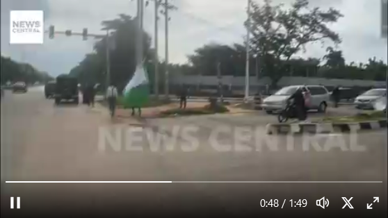 Tension Arises As Police Tear Gas #FearlessInOctober Protesters In Abuja (VIDEO)