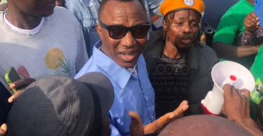 BREAKING: Sowore Joins Lagos #FearlessInOctober Protest (PHOTOS)